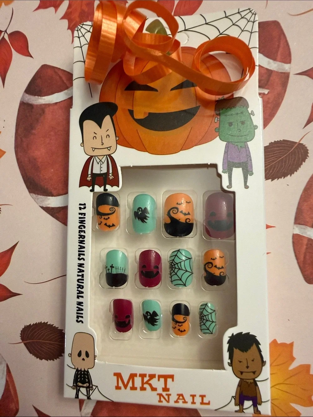 Kids Halloween Press-On Nails (Variety Available)